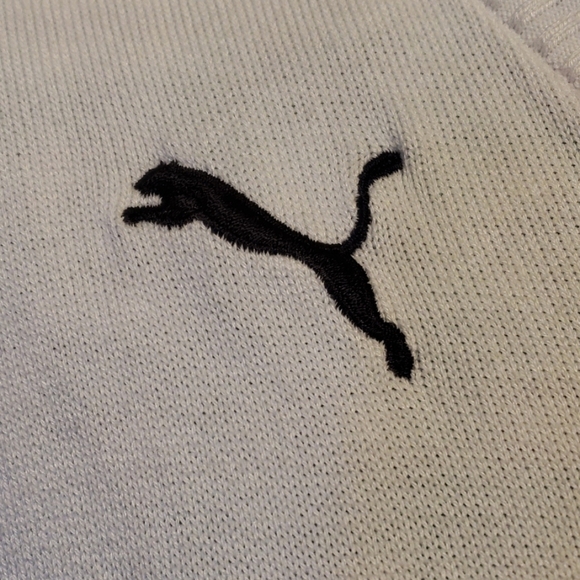 Puma white and black vneck swester vest - Picture 3 of 6